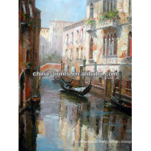 Famous Venice Street Canvas Painting For Home Decor